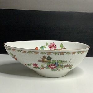 Staffordshire Fine Bone China Made In England Pagoda Pattern Trinket Dish